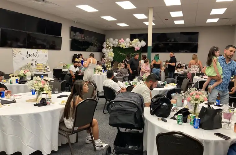 Baby shower celebration at Black Eyed Susan